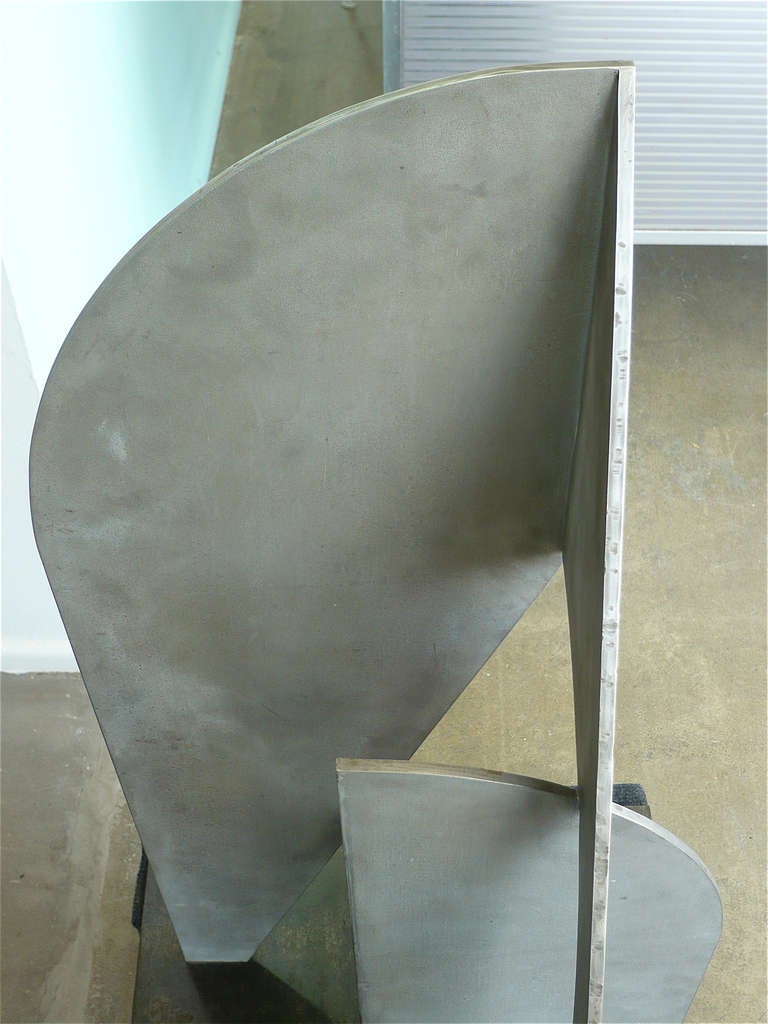 Abstract Steel Sculpture by Christopher Georgesco, 1978 3