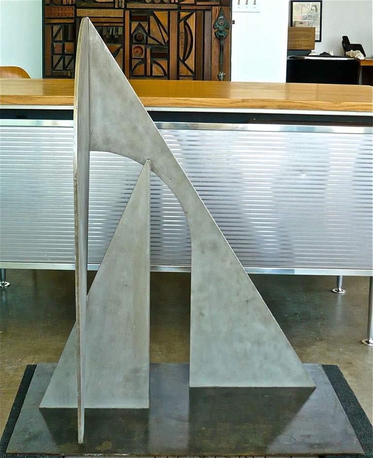 Abstract Steel Sculpture by Christopher Georgesco, 1978 4