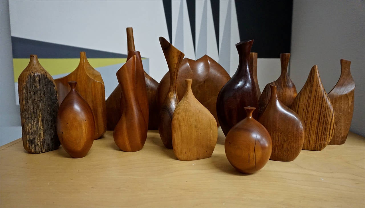 Collection of 16 Handcrafted Bud Vases 4