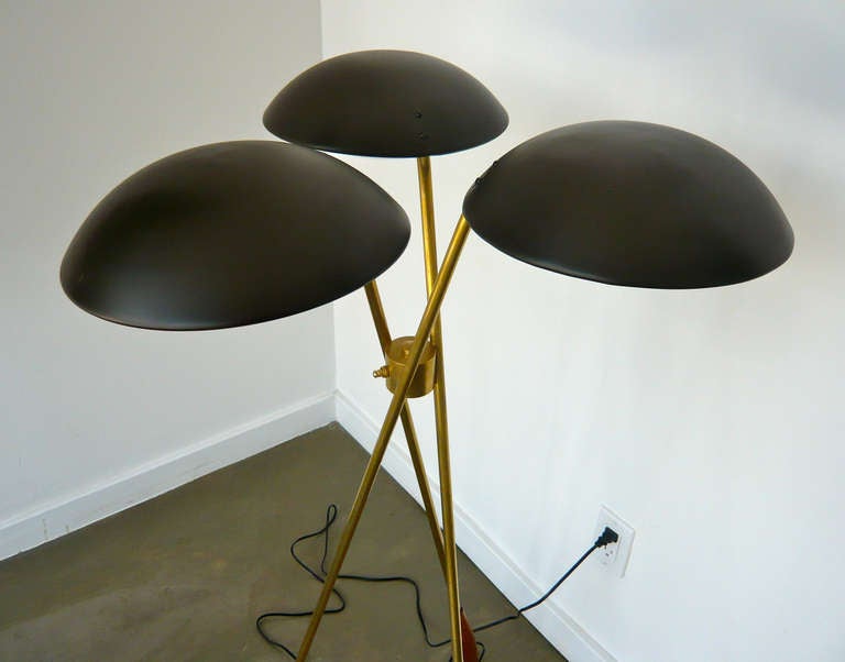American Tripod Floor Lamp by Gerald Thurston