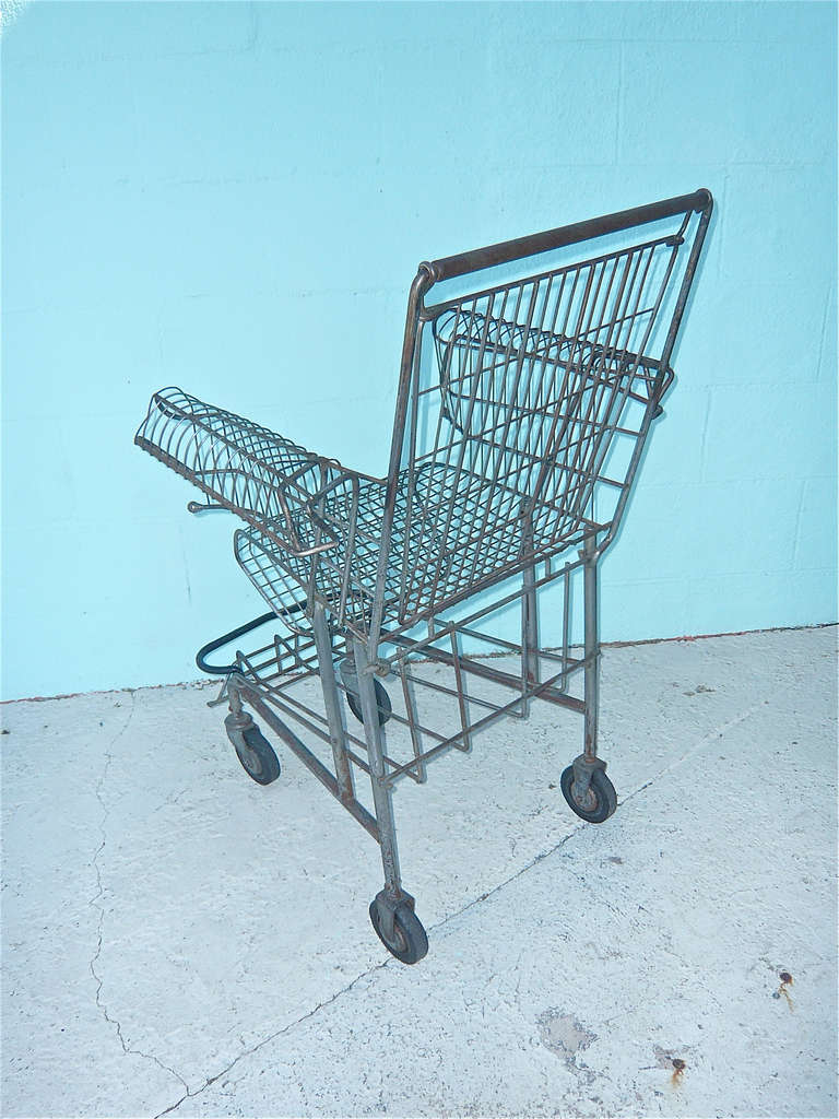 Shopping Cart Chair by Tom Sachs In Excellent Condition In Cathedral City, CA