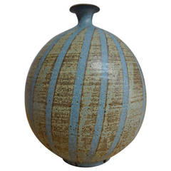 Glazed Ceramic Lamp Base or Bud Vase