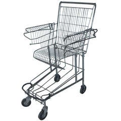 Vintage Shopping Cart Chair by Tom Sachs