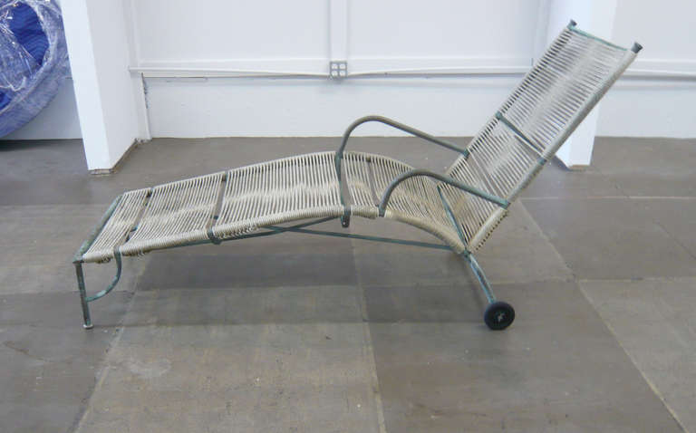 Pair of Bronze Lounge Chairs by Robert Lewis 1