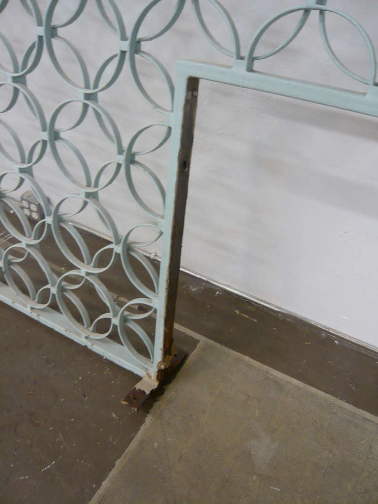 Painted Metal Screen by Victor Gruen In Excellent Condition In Cathedral City, CA