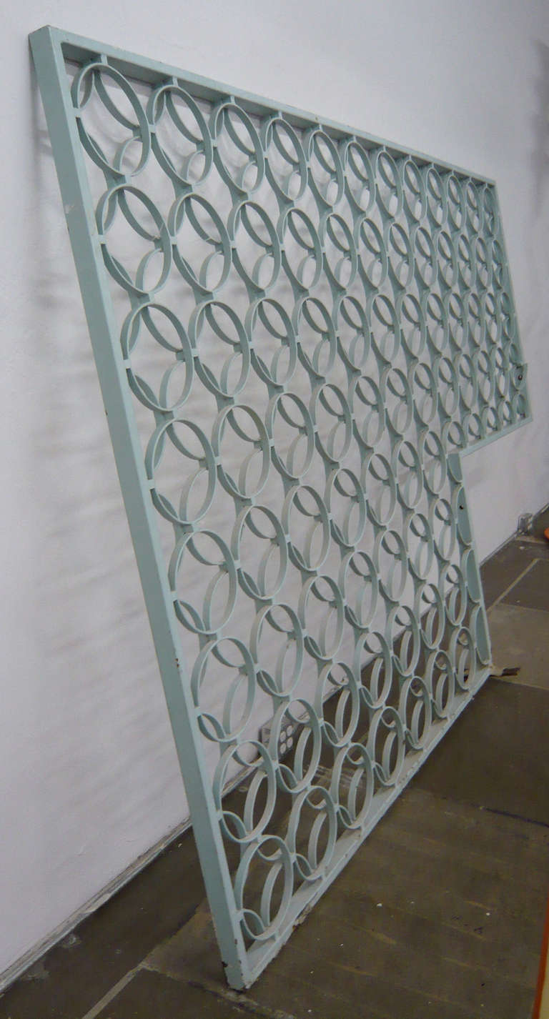 Mid-20th Century Painted Metal Screen by Victor Gruen