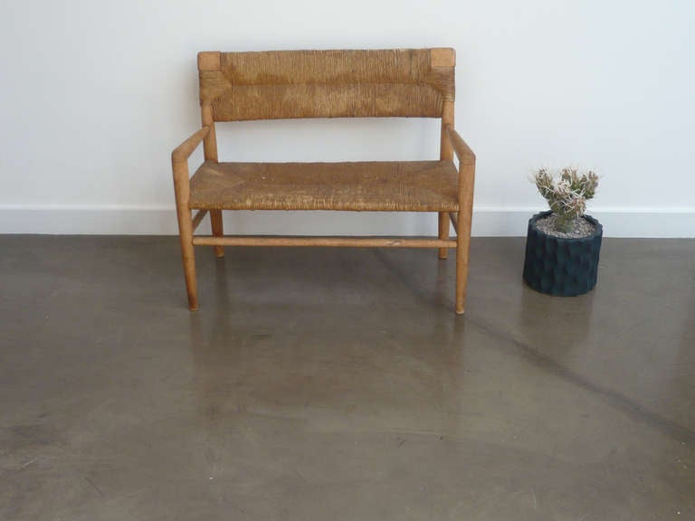 Mid-Century Modern Unusual Child's Bench by Smilow-Thielle