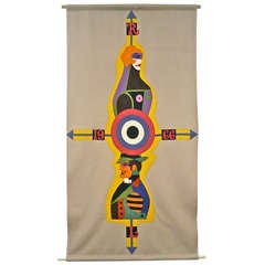 Felt Tapestry by Richard Lindner, 1966