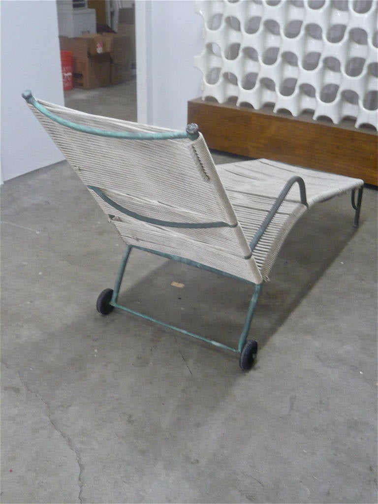 American Bronze Chaise Lounge by Robert Lewis