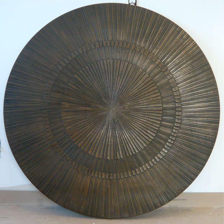 Forms+Surfaces "Heroic Sunburst" Bronze Dining Table at 1stDibs