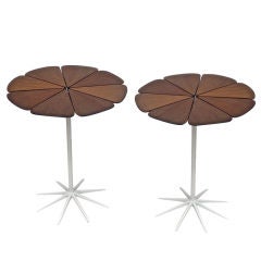 PAIR OF PETAL TABLES BY RICHARD SCHULTZ FOR KNOLL