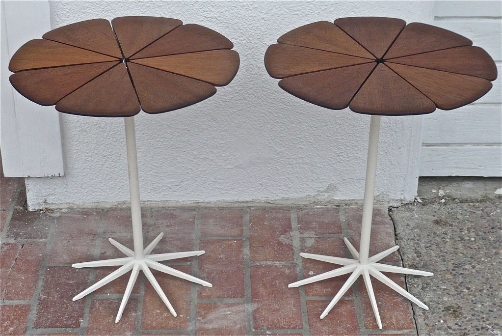 PAIR OF PETAL TABLES BY RICHARD SCHULTZ FOR KNOLL 2