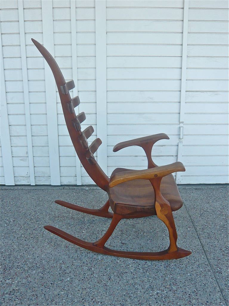 American Studio Crafted Rocking Chair by James Camp