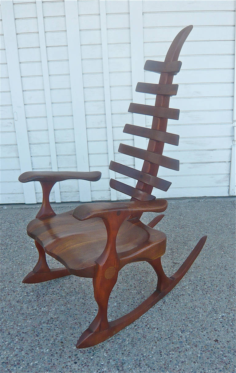 Studio crafted Rocking Chair by James Camp 5