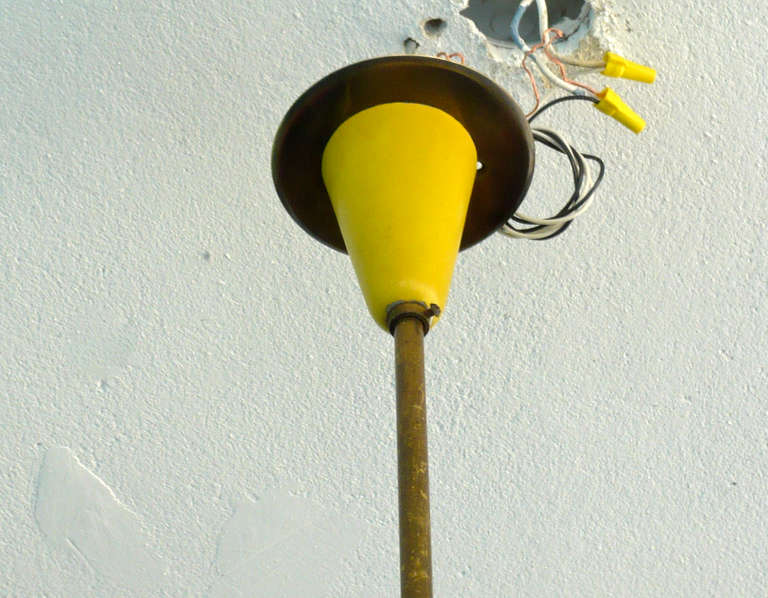 Mid-20th Century Ceiling Lamp Attributed to Mathieu Mategot