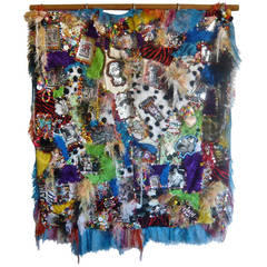 Billy Bowers Collage Tapestry, 1990s