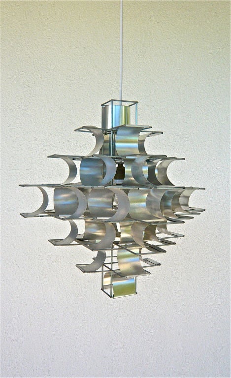 French Cassiope Lamp By Max Sauze