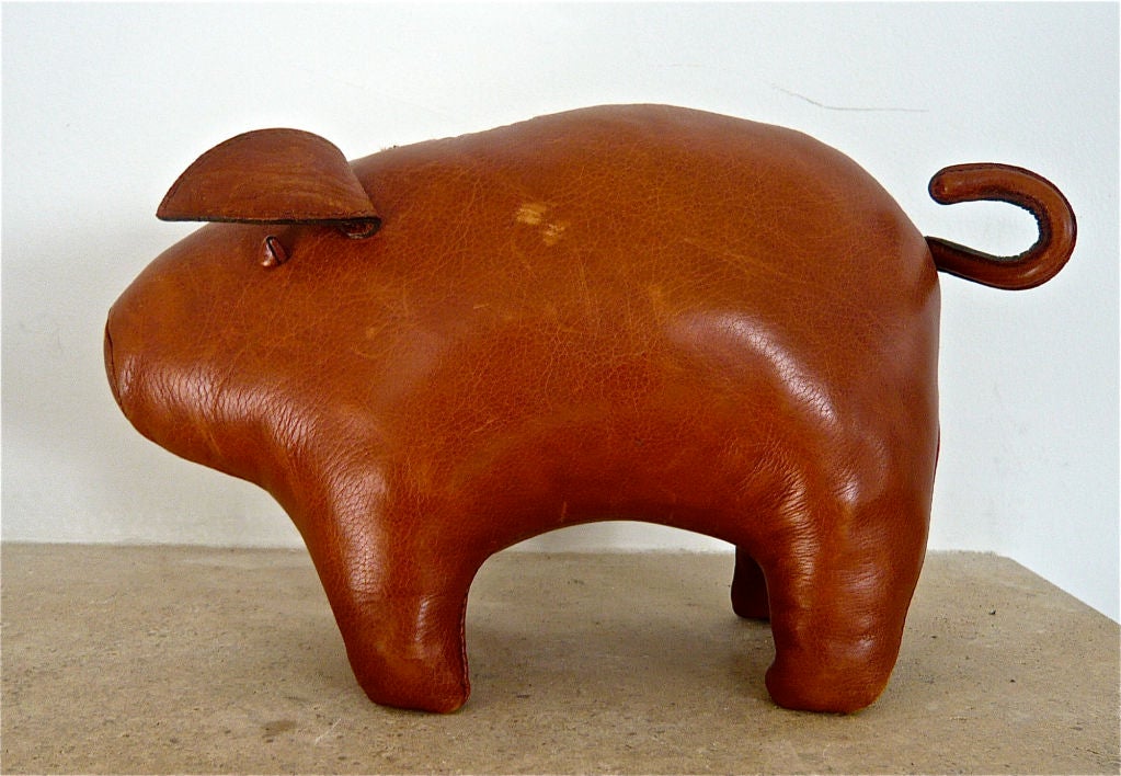 Miniature Leather Pig 2