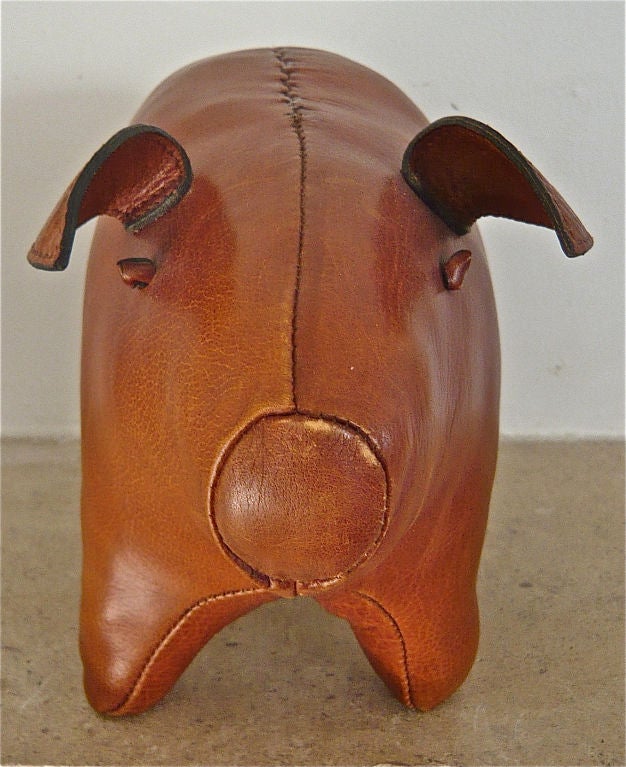 Miniature Leather Pig 3