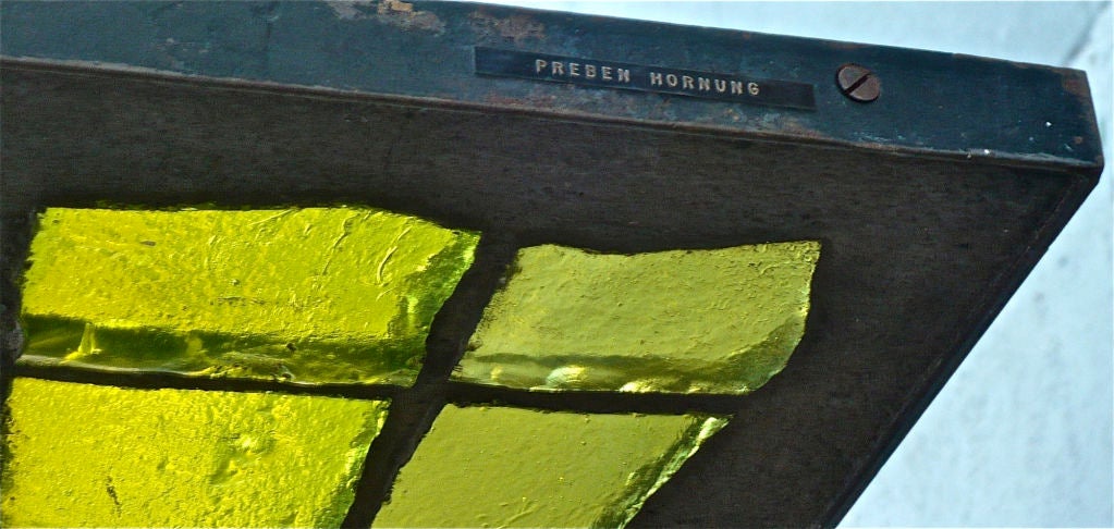 Modernist Stained Glass By Preben Hornung