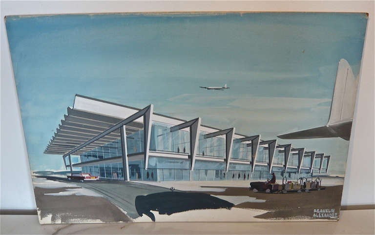 Architectural Rendering - 1960's Airport In Good Condition In Cathedral City, CA