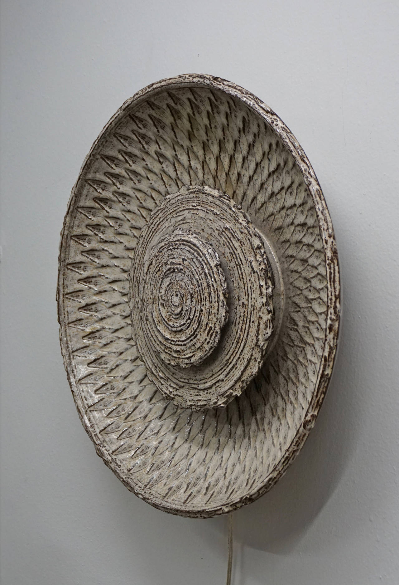 Danish Ceramic Wall Sconce by Sejer Pottery, Denmark