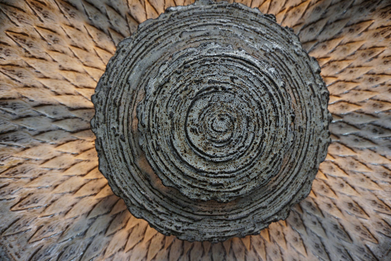 Ceramic Wall Sconce by Sejer Pottery, Denmark 1