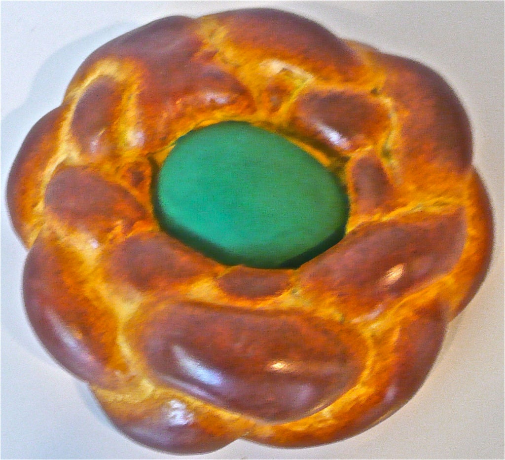 Special edition of only 250 for the Armitage Foundation  . This work is entitled 'Bread with Egg' from 1995 and is a hand painted sculpture made of hydrocal. The work is hand signed, numbered, and dated in metallic gold paint pen on the underside.