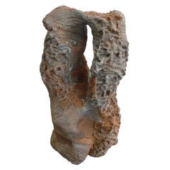 Vintage Hippie Clay Sculpture