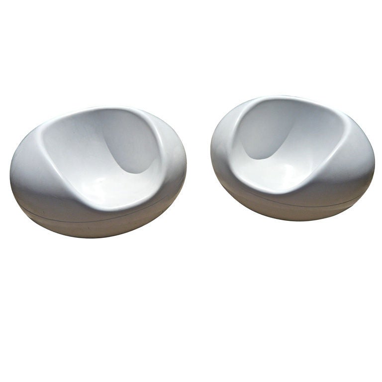 Pair Of Eero Aarnio "pastil" Chairs