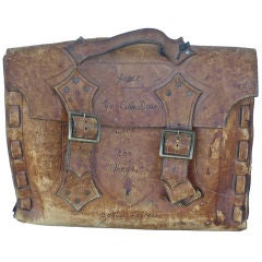 Hand Made Leather Hippie Bag