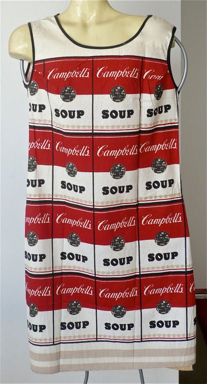 WITH THE POPULARITY OF WARHOL'S CAMPBELL'S SOUP IMAGES THE COMPANY DECIDED TO GIVE AWAY THIS PAPER