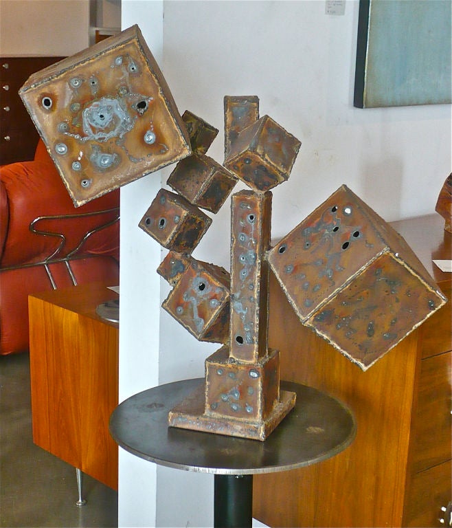 American Cubist Sculpture By Frank Cota