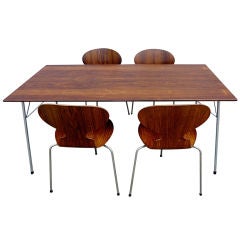 Arne Jacobsen Rosewood Dining Set