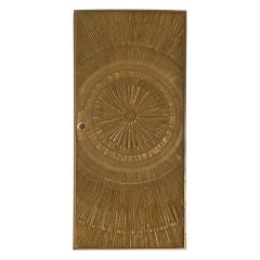 Bronze "sunburst" Door