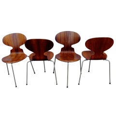 Arne Jacobsen Rosewood Dining Chairs