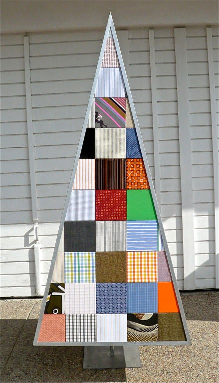 Contemporary Hermes Patchwork Christmas Tree