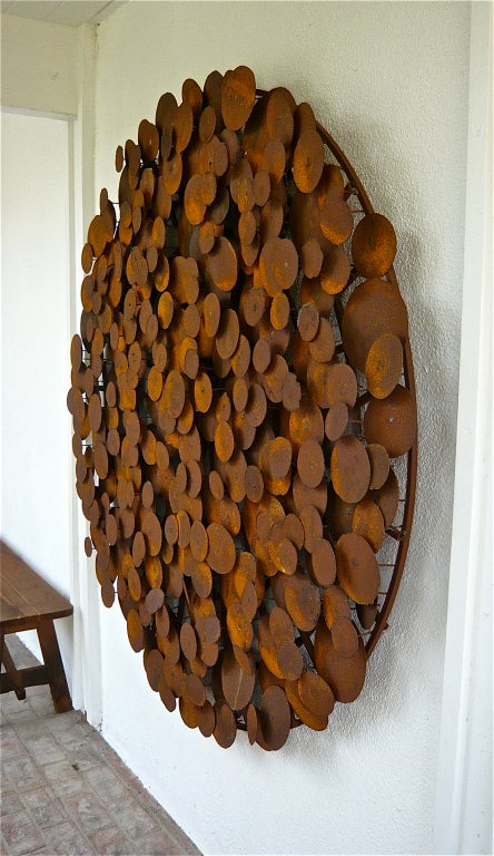 Steel Disc Sculpture