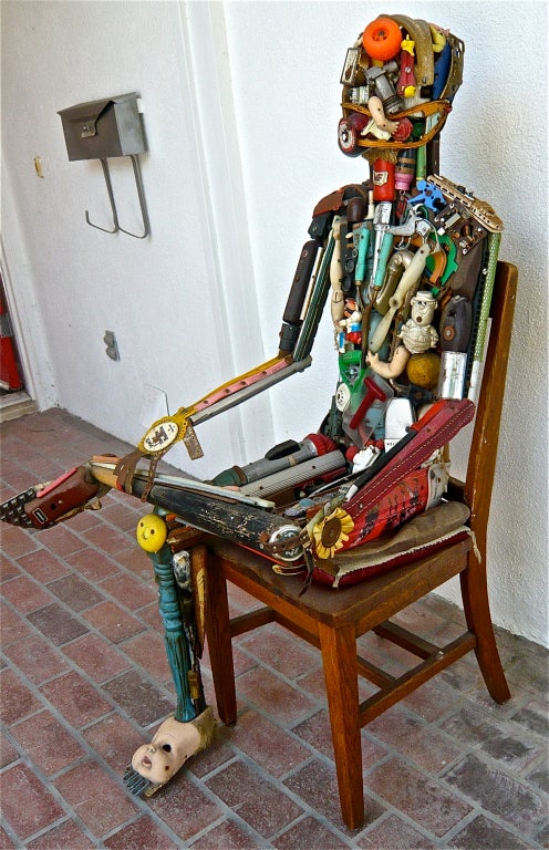 Leo Sewell Found Object Assemblage