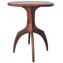 Handcrafted side table by Rick Pohlers
