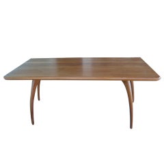 Solid Teak Dining Table by Rick Pohlers
