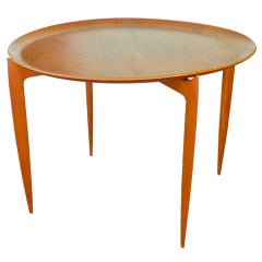 Fritz Hansen Folding Teak Side table