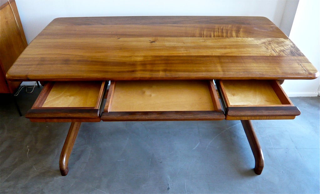 20th Century Rick Pohlers Handcrafted Desk