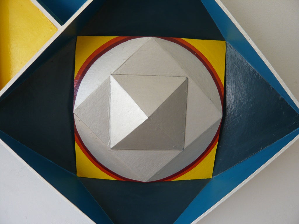 3 Dimensional 60's Geometric Painting 1