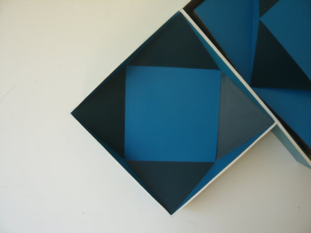 3 Dimensional 60's Geometric Painting 4
