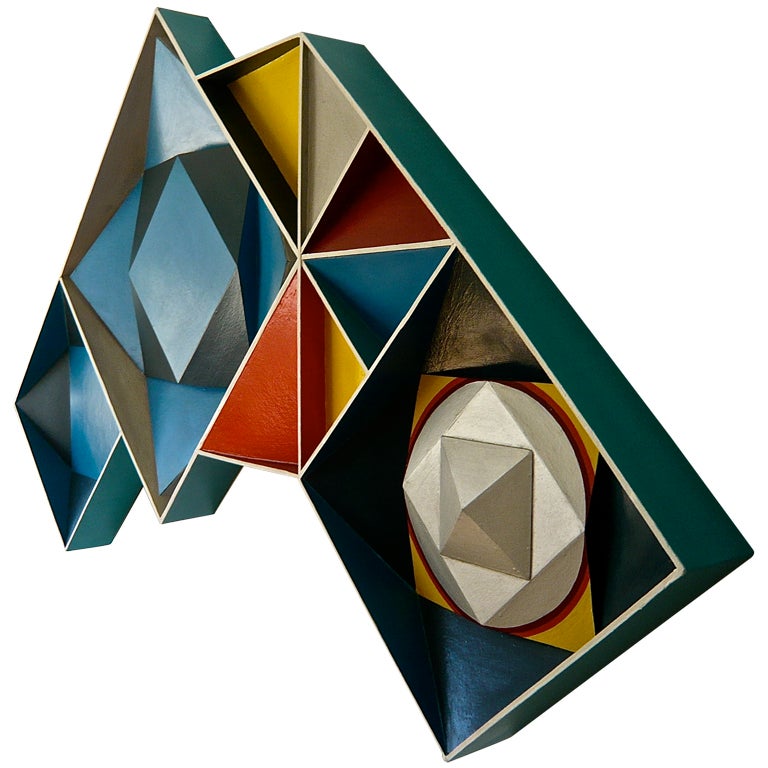 3 Dimensional 60's Geometric Painting