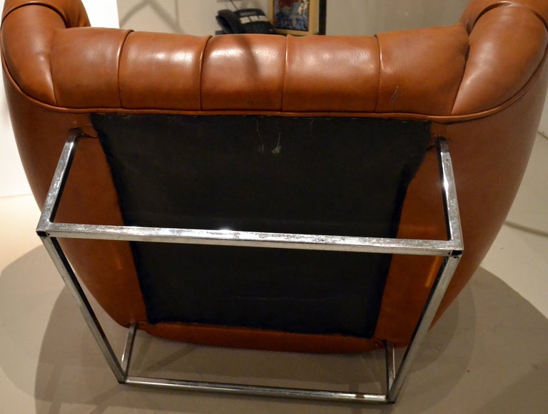 20th Century Baughman Leather Chair