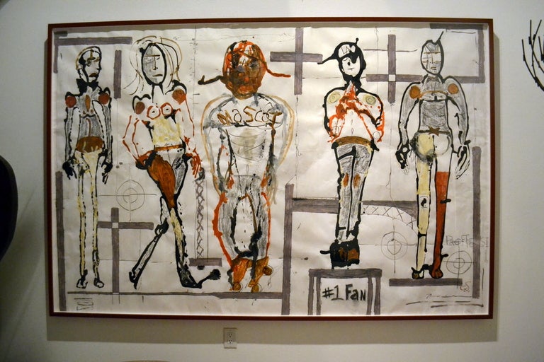 Large Abstract Figurative Painting by Christopher Shoemaker