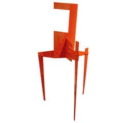 Large Abstract Steel Sculpture by Moira Fain