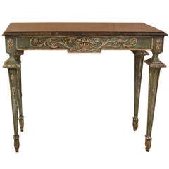 18th c. Italian Wood Console Table
